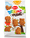 Doria Drillo & Friends – Csokoládédarabos, Állatfigurás Keksz - 350 g