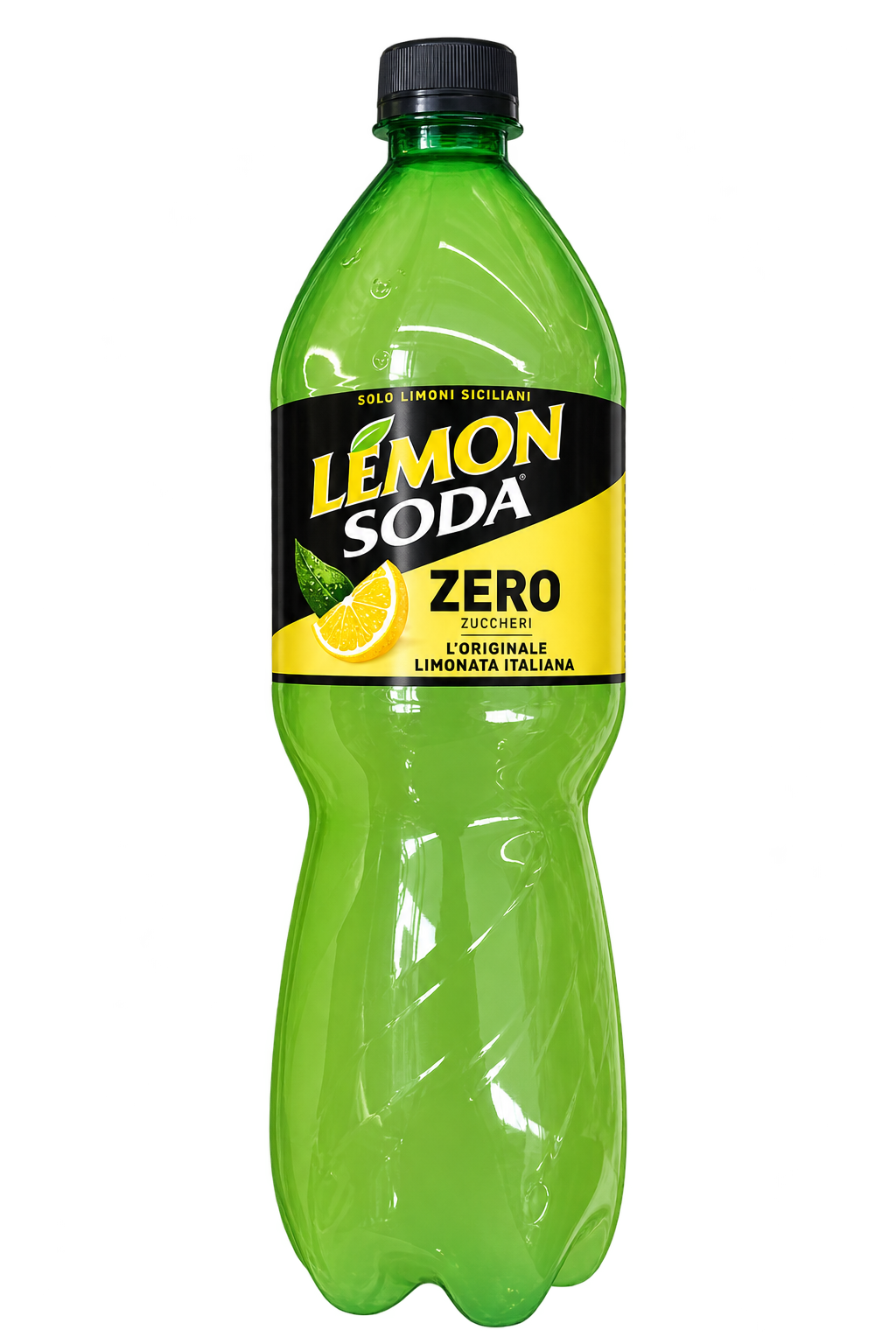 Lemon Soda Zero – Cukormentes Szicíliai Citromos Szénsavas Üdítőital - 1,25 L