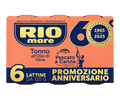 Rio Mare Tonno all’Olio di Oliva – Olívaolajos Tonhal, 60. Évfordulós Csomag – 6×120 g