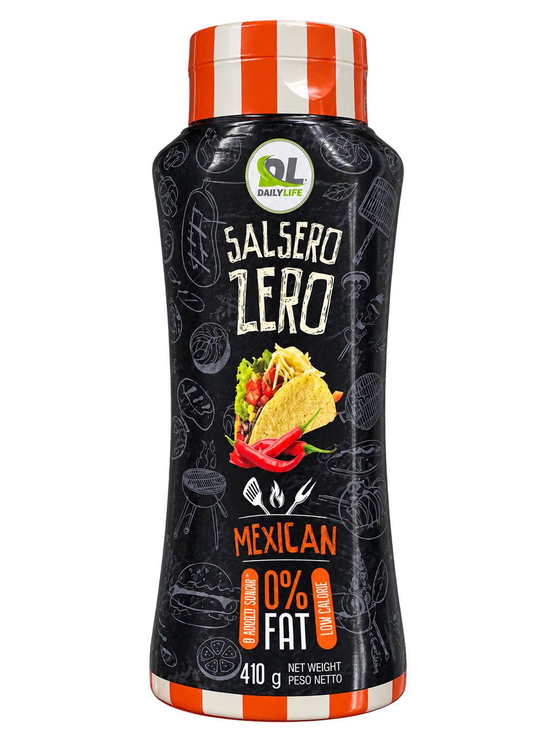 DailyLife Salsero Zero Mexican – Zsírmentes, Mexikói Ízesítésű Szósz – 410 g